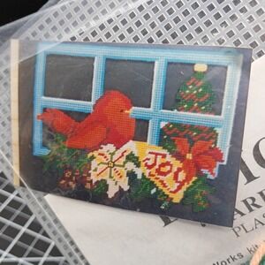 Design Works Multicolor Cardinal at Window Plastic Canvas Kit9168 Holiday DIY